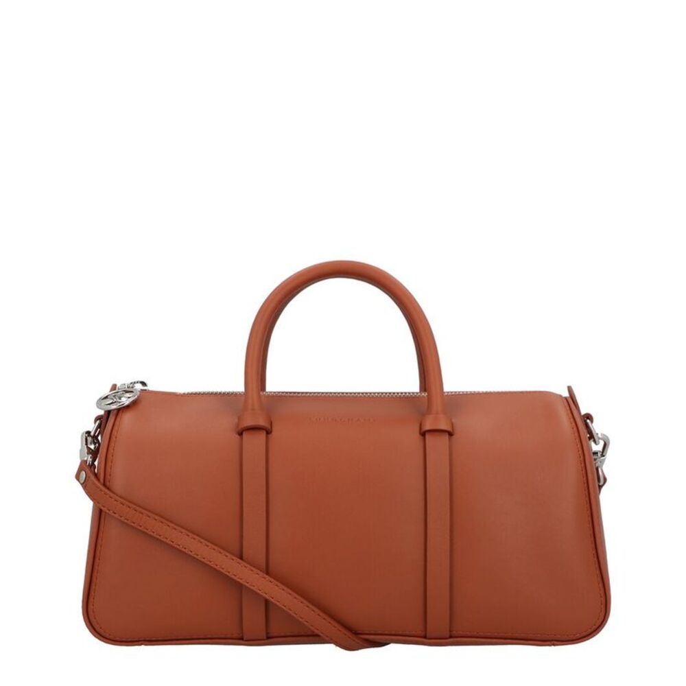 Longchamp Daylong Medium Leather Handbag, Brown